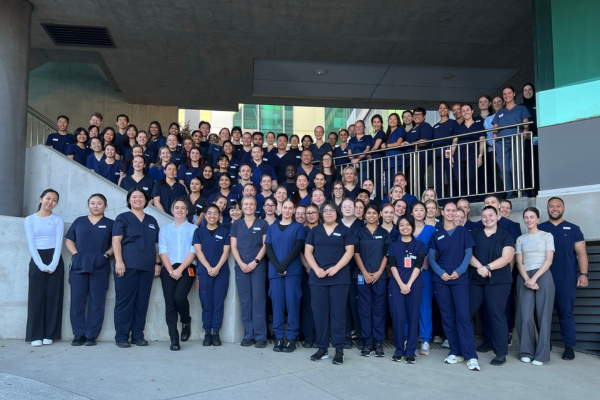 Group photo of Austin Health's May 2025 intake of early career registered nurses